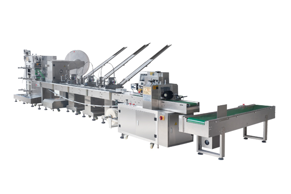 Hdzj-2500 disposable airline tableware automatic packaging machine